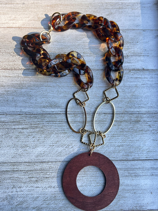 Tortoise Shell Harmony Necklace