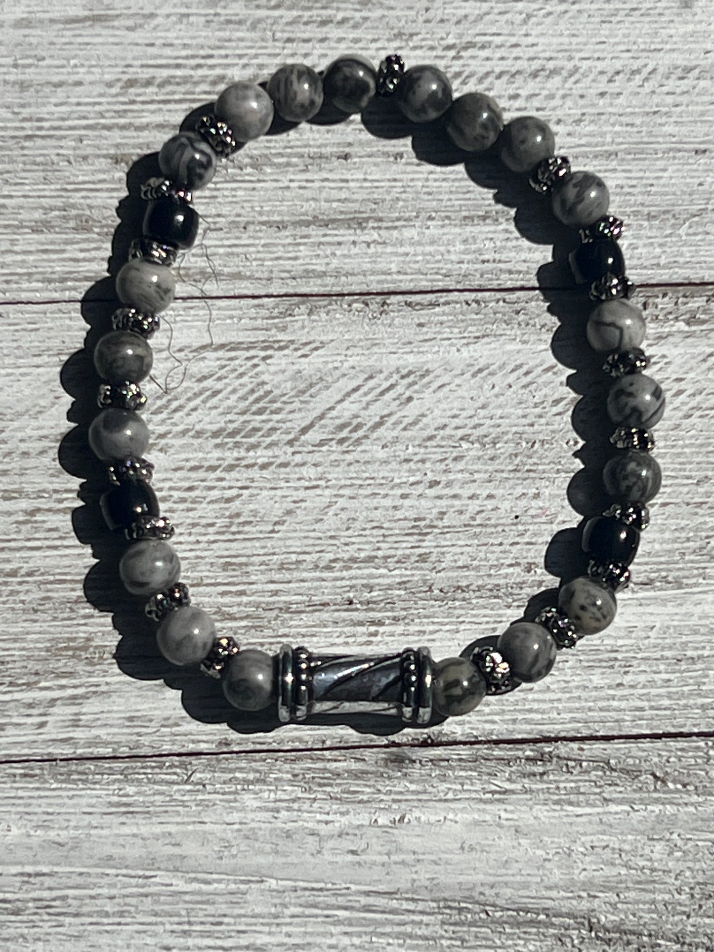 Gray Gem Galaxy Bracelet