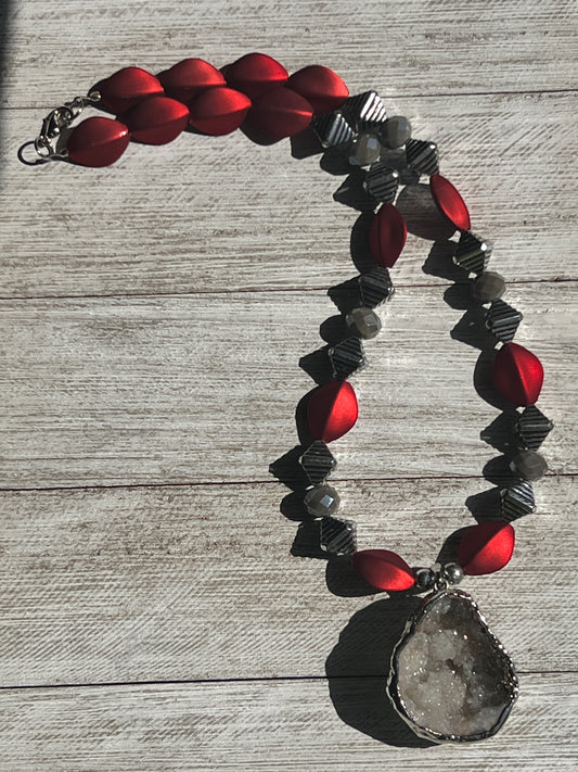 Crimson Glam Necklace