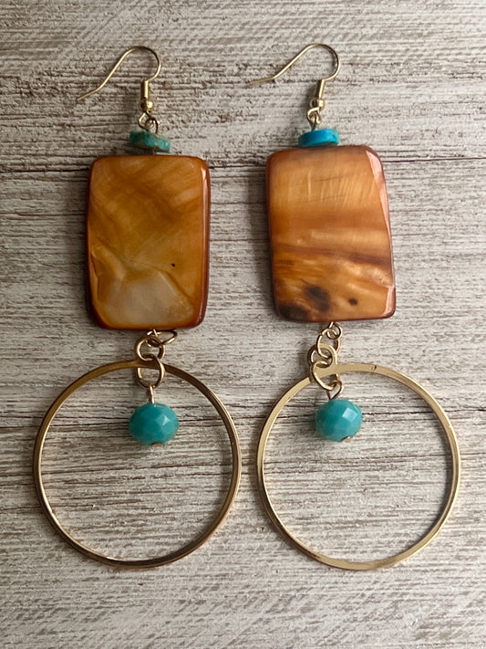 Amber Serenity Earrings